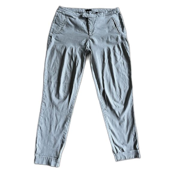ATM Anthony Thomas Melillo Gray Cotton Slim Stretch Pants Women's Size 28 - Picture 2 of 8